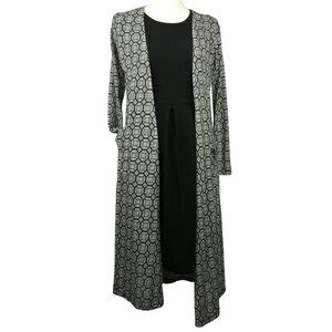 LuLaRoe Sarah Duster – Black & White Collection